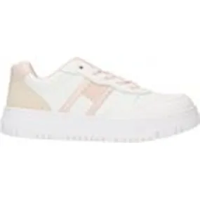 Baskets mode Tommy hilfiger flag low cut blanc