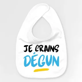 Bavoir Bébé Je crains dégun