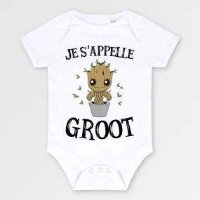 Body Bébé Je s'appelle Groot